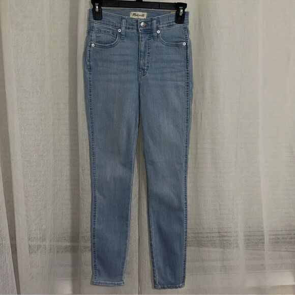 Madewell 23 Light Blue Wash Vintage High Rise Skinny Jeans - Picture 5 of 16